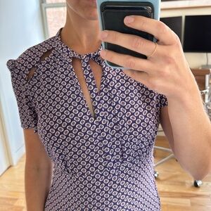 Maje floral dress purple